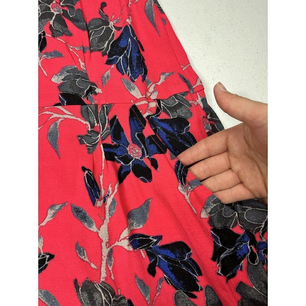 Free People Womens Button Down Pocket Floral Print Romper Size Small - Picture 7 of 8